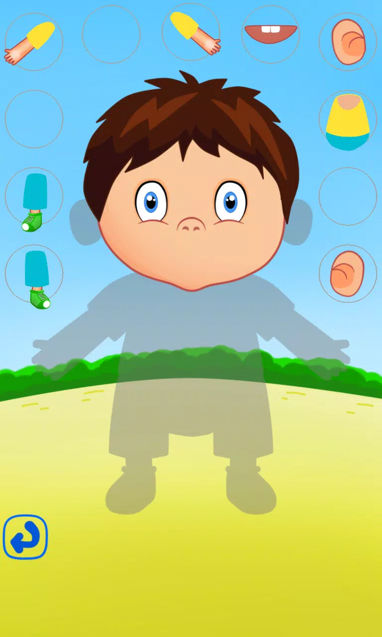 Body parts anatomy for kids Screenshot 2