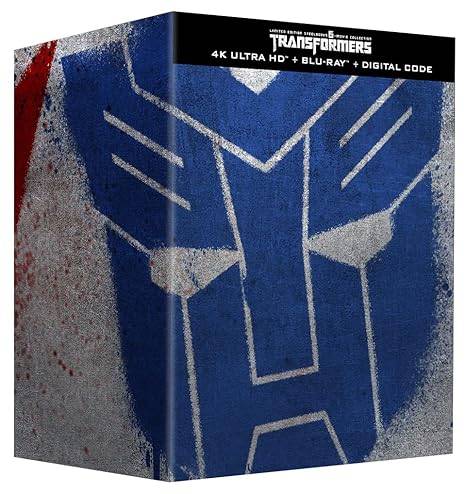 Coleção de aço de 6 filmes de Transformers