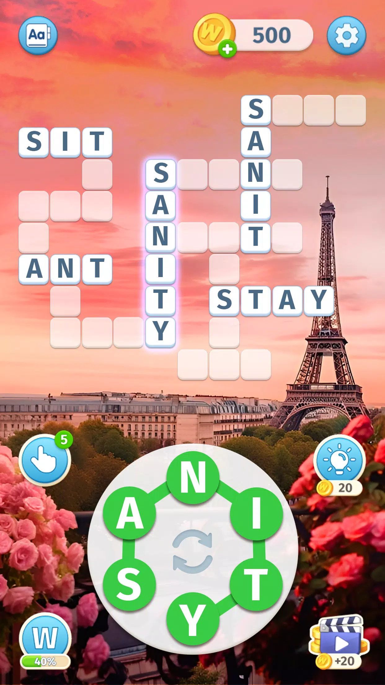 Sky Words Captura de tela 2
