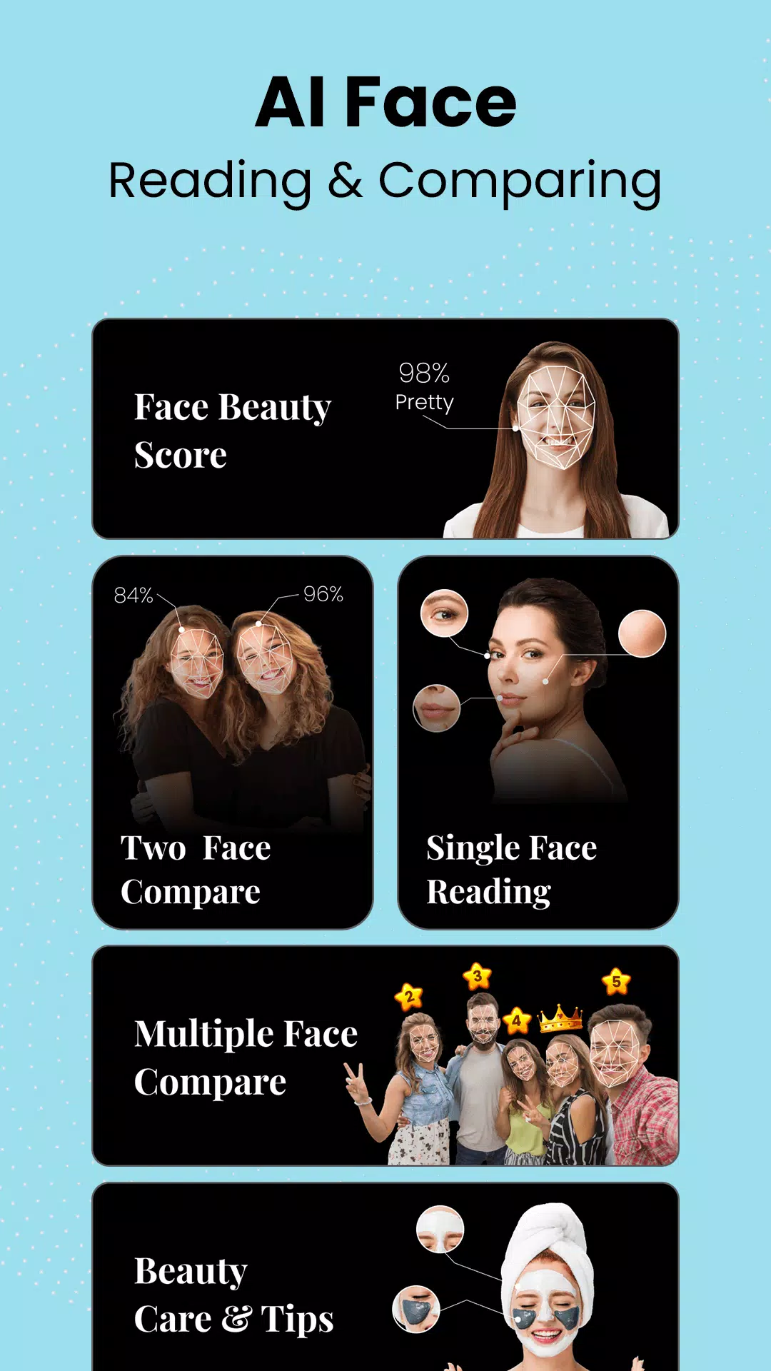 Face Beauty Score Calc & Tips 스크린샷 2