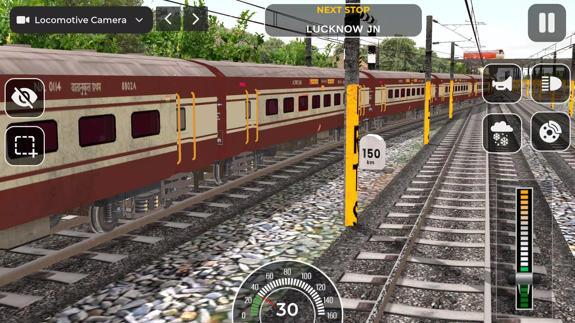 Indian Railway Train Simulator Zrzut ekranu 2