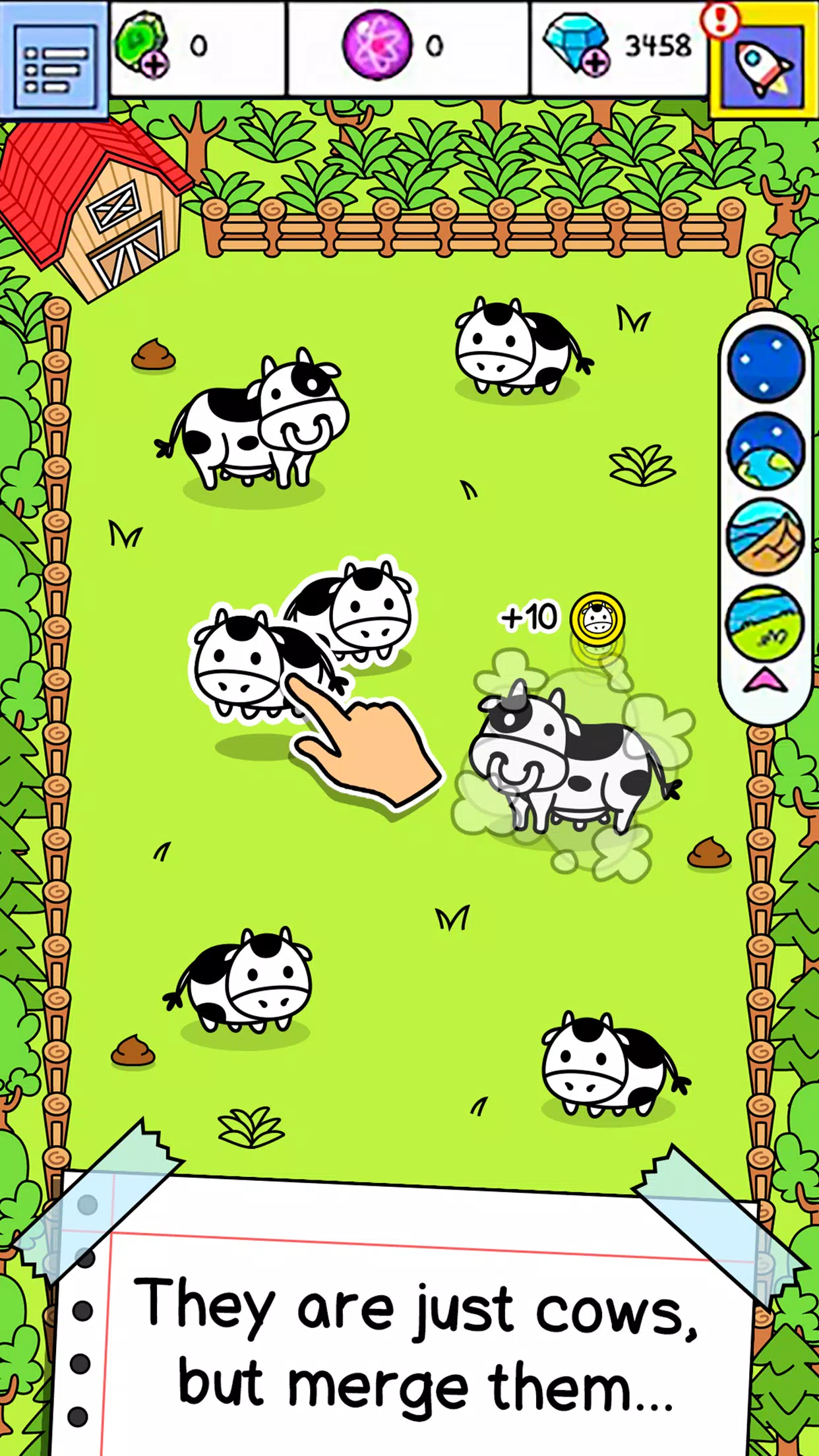 Schermata Cow Evolution 0