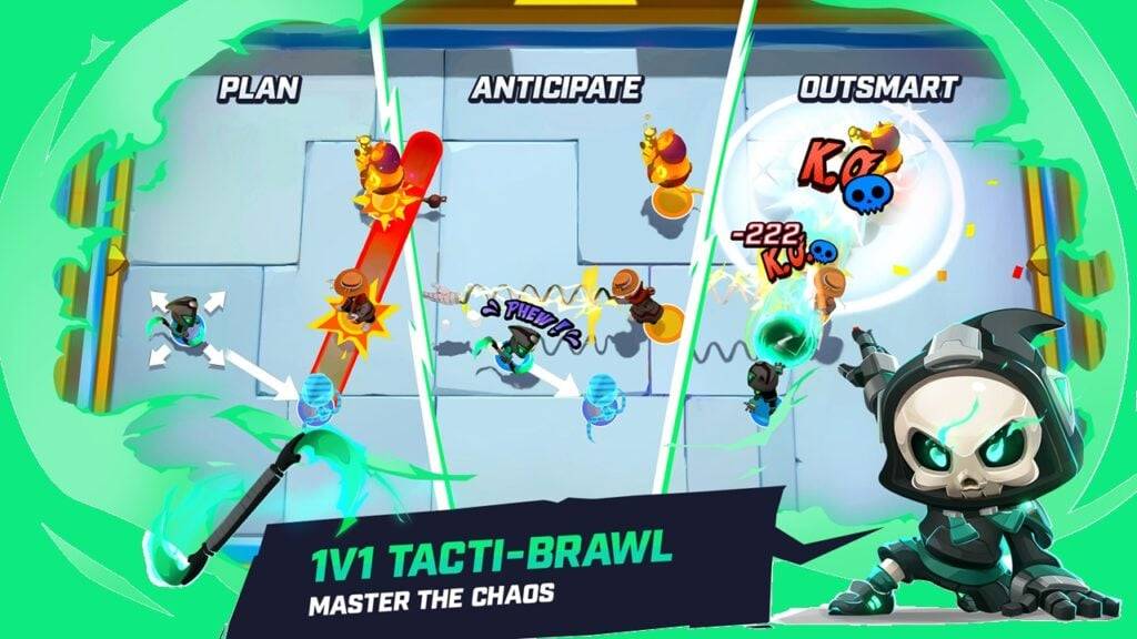 Bump! Superbrawl adalah permainan strategi 1v1 Ubisoft baru di Android