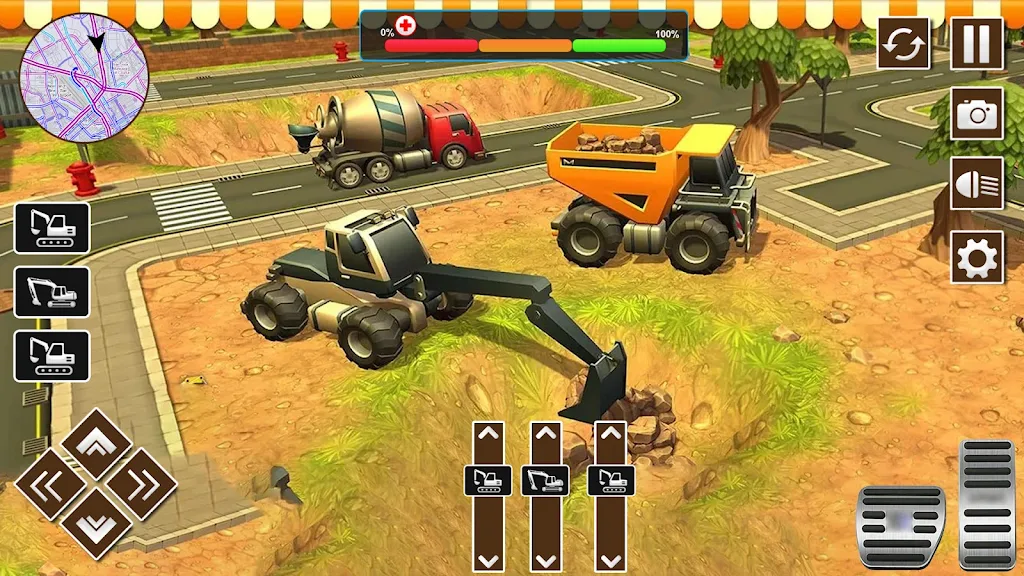 Construction Excavator Sim 3D Ekran Görüntüsü 1