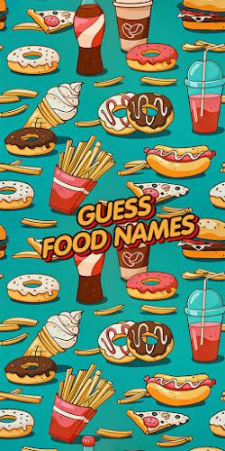 Guess food games Schermafbeelding 0