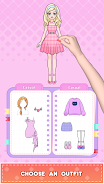 DIY Paper Doll: Dress Up Diary Ekran Görüntüsü 1