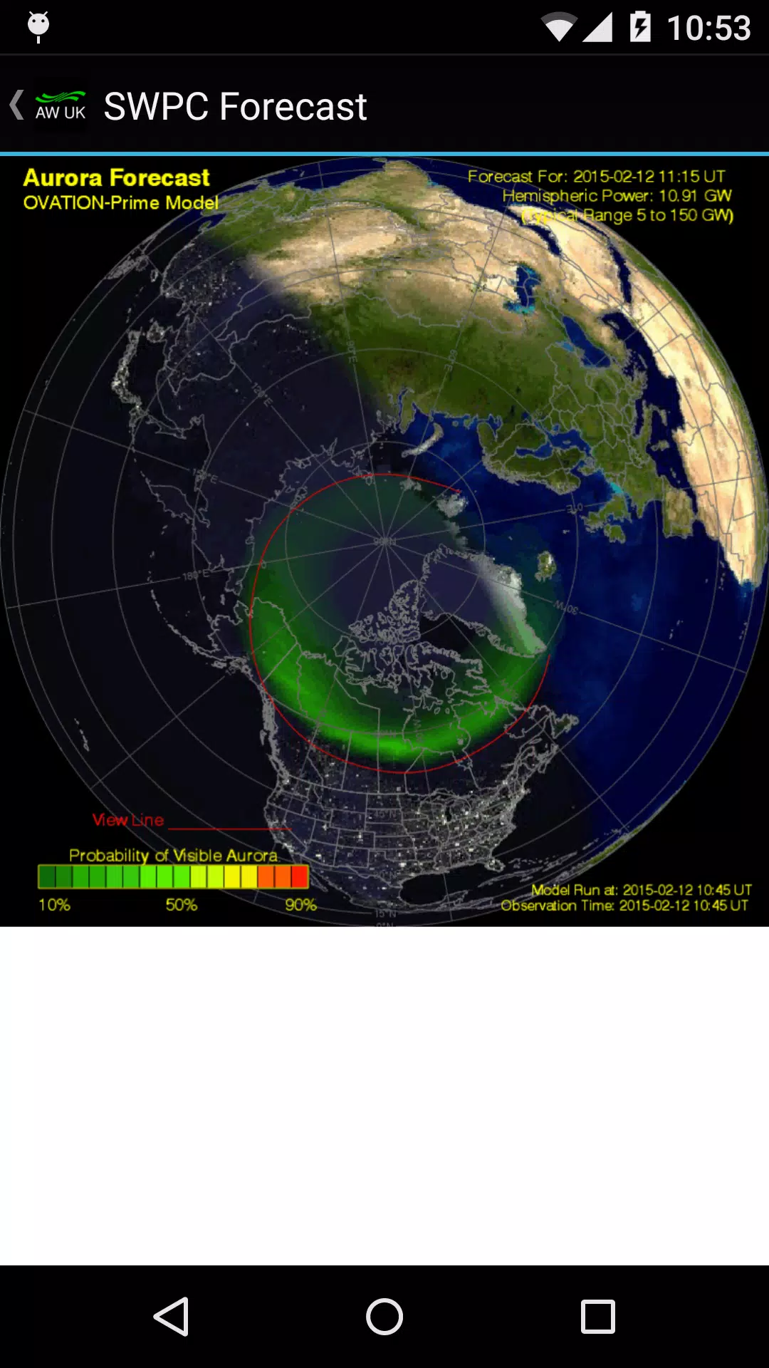 Aurora Watch (UK) スクリーンショット 3