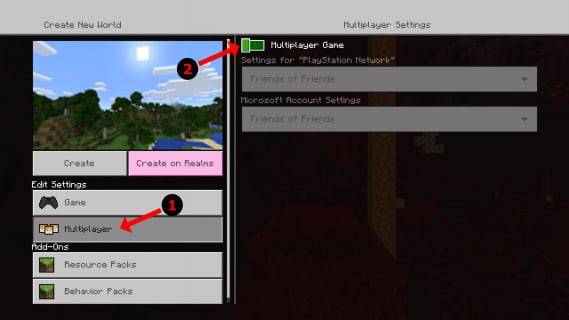 Minecraft의 스플릿 스크린