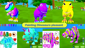 Dinosaur Coloring 3D - AR Cam应用截图第3张