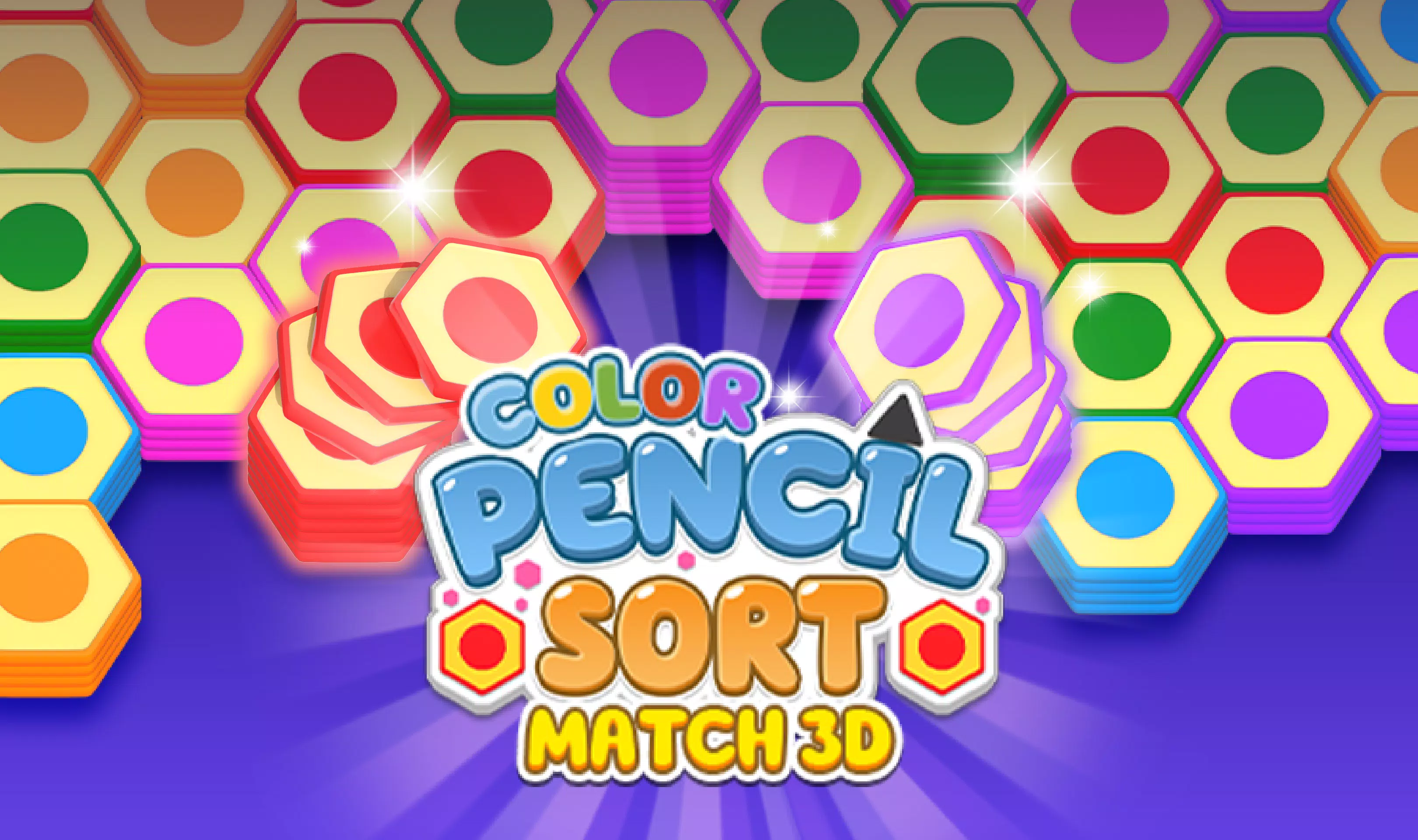 Color Pencil Sort - Match 3D ဖန်သားပြင်ဓာတ်ပုံ 0