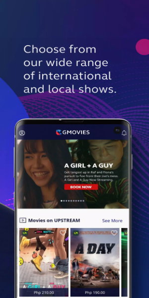 GMovies - Movie Ticketing App Capture d'écran 1