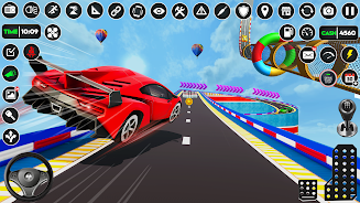 Rampe Wagen Rennen Spiele 3d Screenshot 1