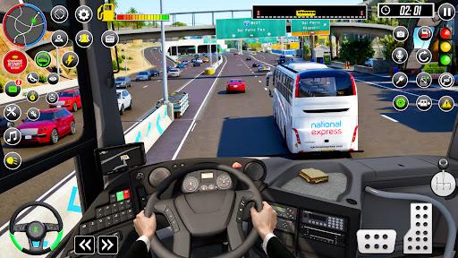 Grand City Racing Bus Sim 3D Ảnh chụp màn hình 3