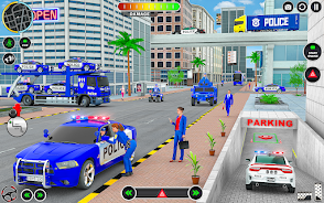 Police Cargo Transport Games Captura de pantalla 3