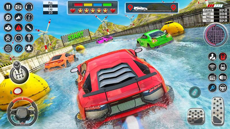 Water Car Racing 3d: Car Games 스크린샷 1