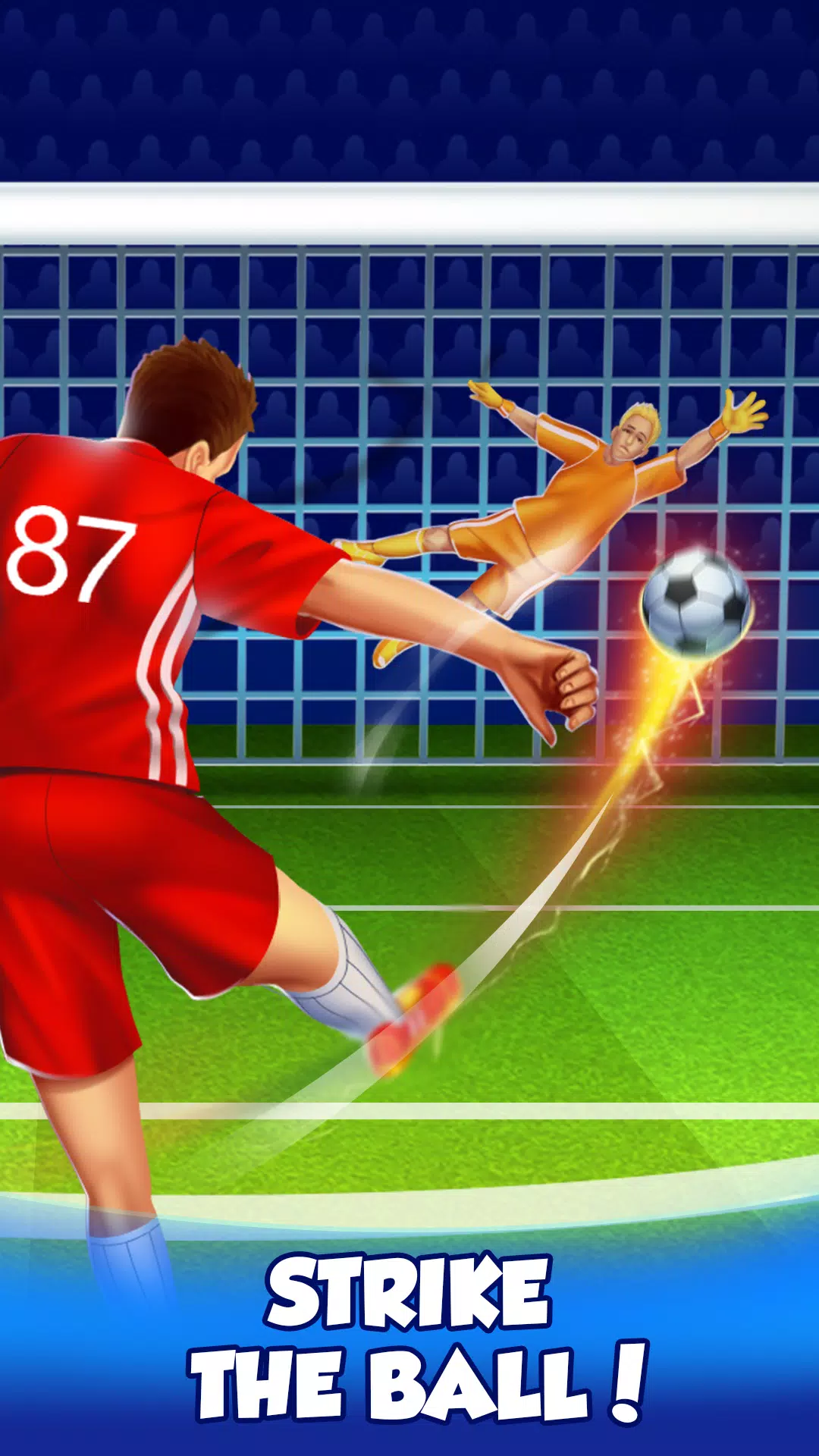 Flick Football : Soccer Game स्क्रीनशॉट 1