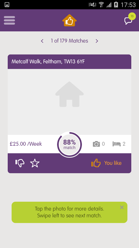 HomeSwapper Matches Screenshot 1