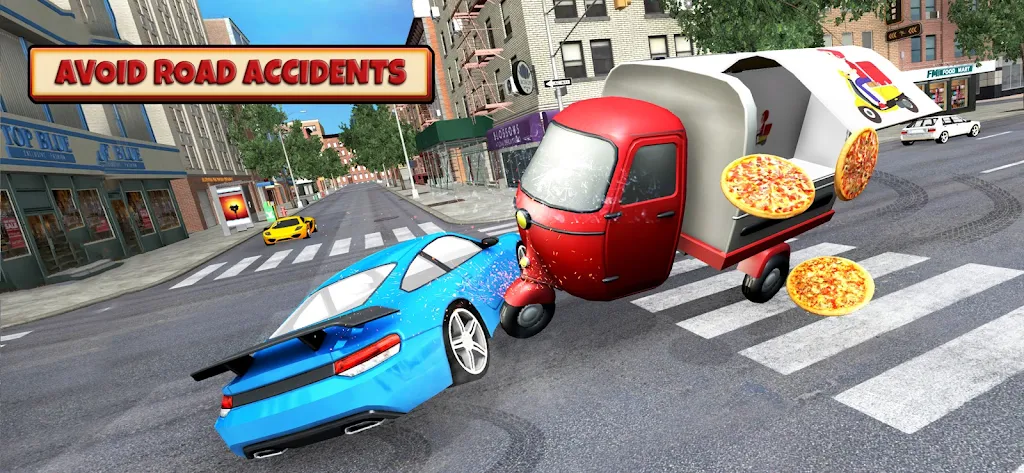 Fast Food Delivery Bike Game Ekran Görüntüsü 3