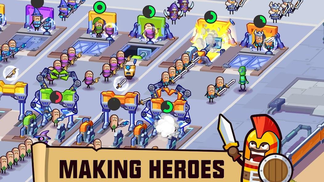 Hero Making Tycoon Mod স্ক্রিনশট 2