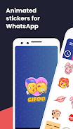 GIF stickers for WhatsApp應用截圖第0張