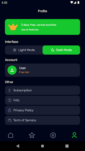 Trickbyte VPN Screenshot 1