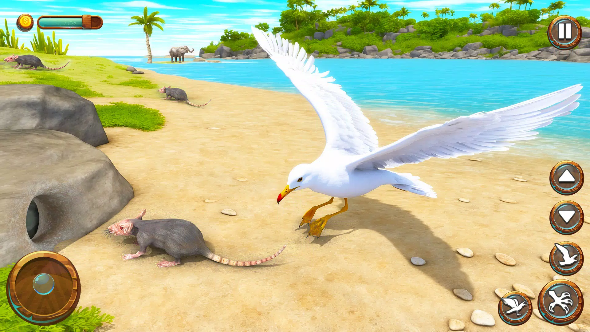 Seagull Bird Life Simulator 스크린샷 1