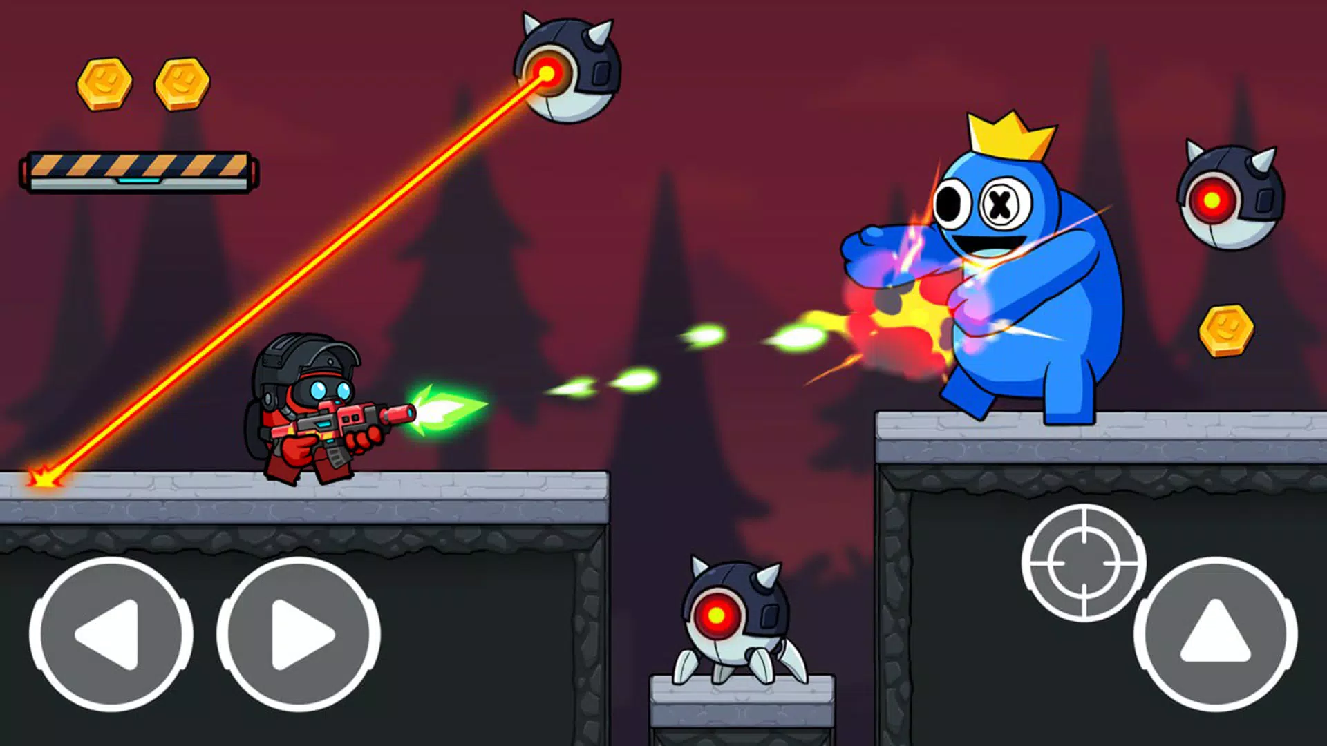 Blue Hero Shooter: Survival Schermafbeelding 1