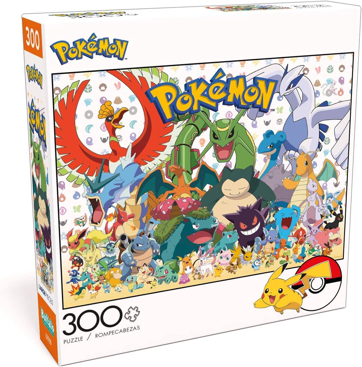 Mga Larong Buffalo - Pokémon - Mga Paborito ng Fan - 300 Malaking Piece Jigsaw Puzzle