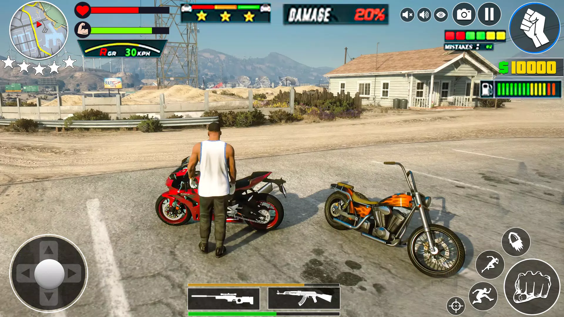 Vegas City Gangster Crime Game Captura de tela 2