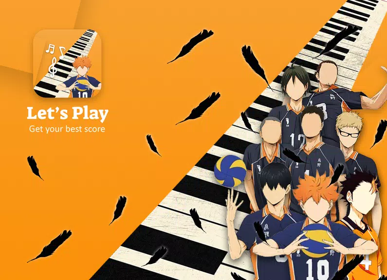 Game Haikyuu Piano Tiles Captura de tela 0