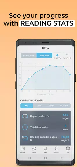 Bookly: Book & Reading Tracker स्क्रीनशॉट 1