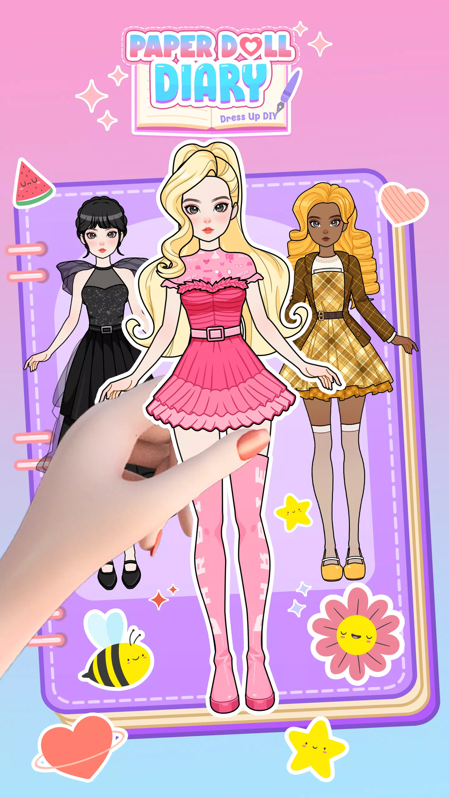 Paper Doll Diary: Dress Up DIY Screenshot 0