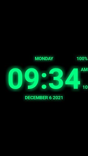 Digital Clock Live Wallpaper-7 스크린샷 3