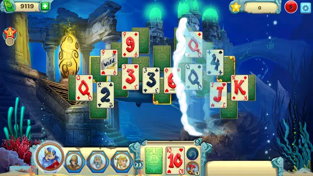 Solitaire Atlantis 스크린샷 1