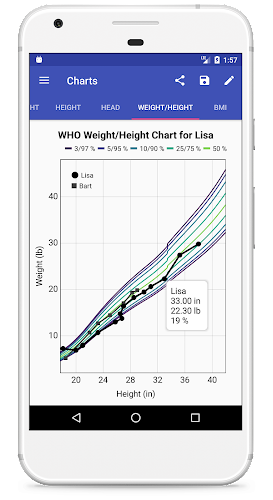 Child Growth Tracker スクリーンショット 1