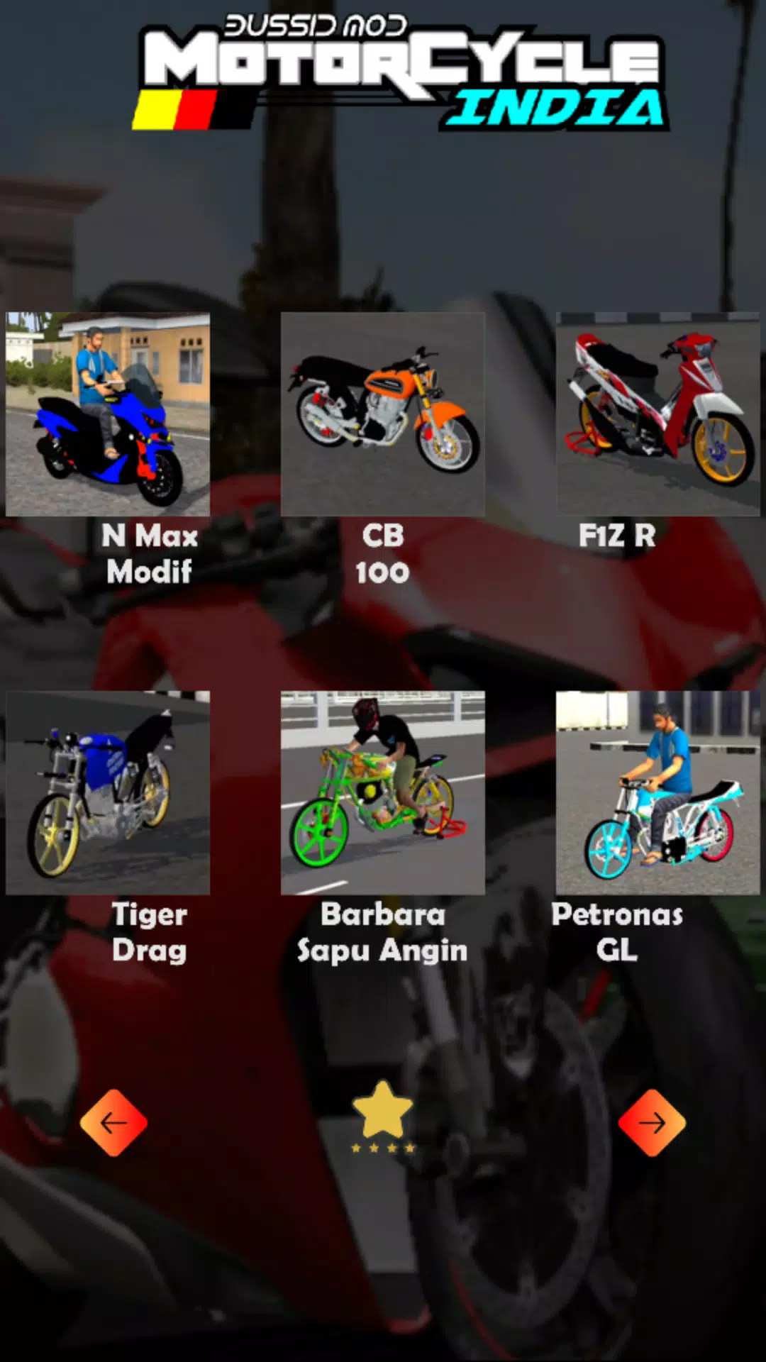 Bussid Mod Motorcycle India Captura de tela 2