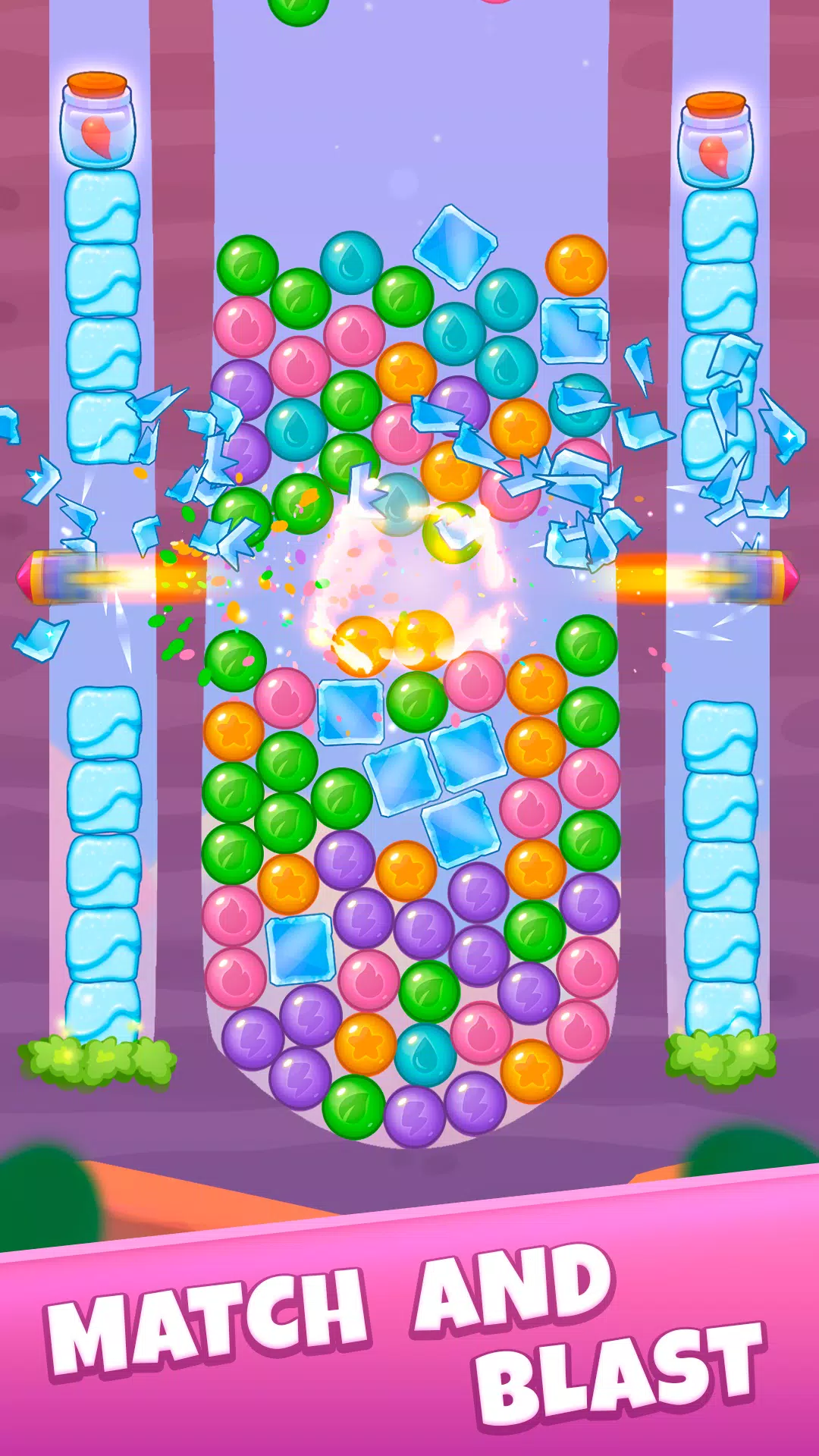 Pop Blast - Match Ball Puzzle Captura de pantalla 2