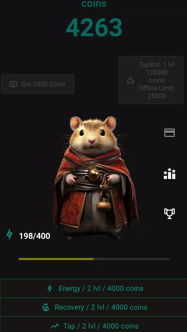 Hamster Coins ဖန်သားပြင်ဓာတ်ပုံ 0