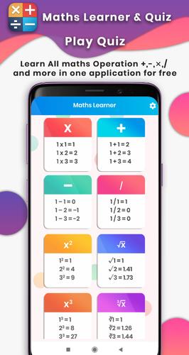 Learn Math : mental arithmetic Tangkapan skrin 0