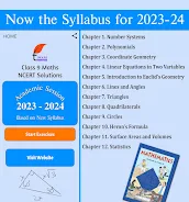 Class 9 Maths Solution 2023-24 Capture d'écran 0