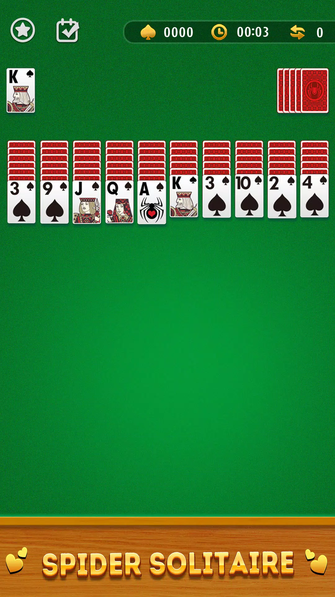 Spider Solitaire Card Game Ảnh chụp màn hình 0