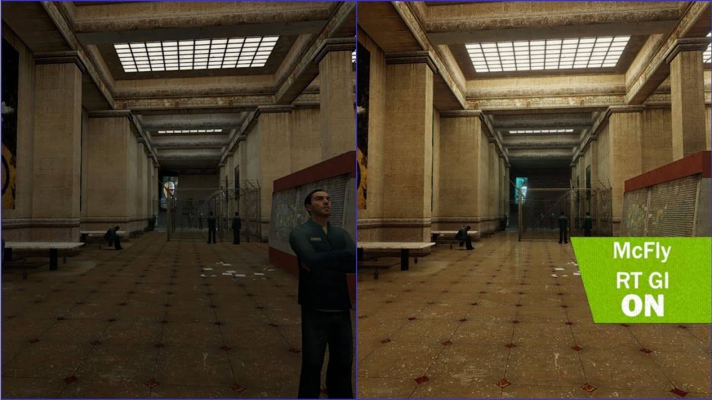 Half-Life original 2 vs. RTX: una comparación