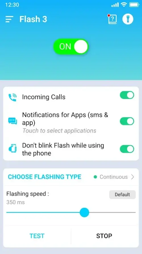 Flash Notification On Call (Flash Alerts 3) स्क्रीनशॉट 3