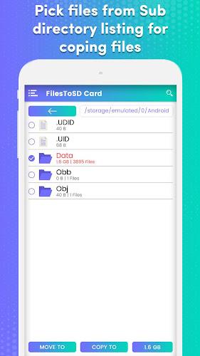 Transfer phone to SD Card – Fi ภาพหน้าจอ 2