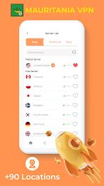 Mauritania VPN - Private Proxy Captura de tela 2