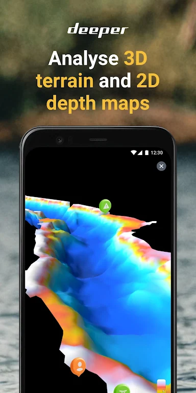 Fish Deeper - Fishing App Ekran Görüntüsü 1