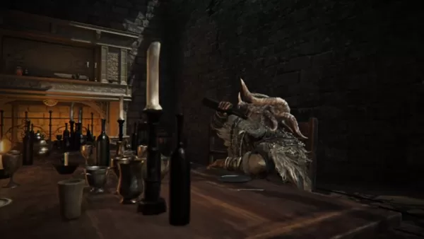 Elden Ring Nightreign Raider to osiak, pijący piwo, Grotowna postać Dragon
