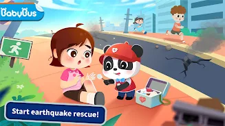 Baby Panda Earthquake Safety 4 스크린샷 0