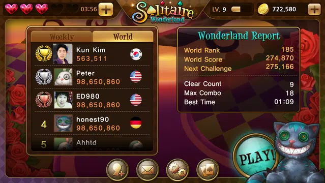 Solitaire Wonderland स्क्रीनशॉट 2