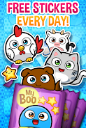 My Boo Album - Virtual Pet Sticker Book Captura de pantalla 1